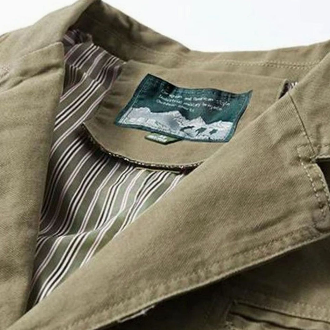 Herren Übergangsjacke im Blazer-Stil aus Baumwolle (7)