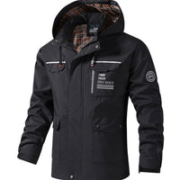 Luca | Herren Übergangsjacke mit Kapuze für Wanderungen