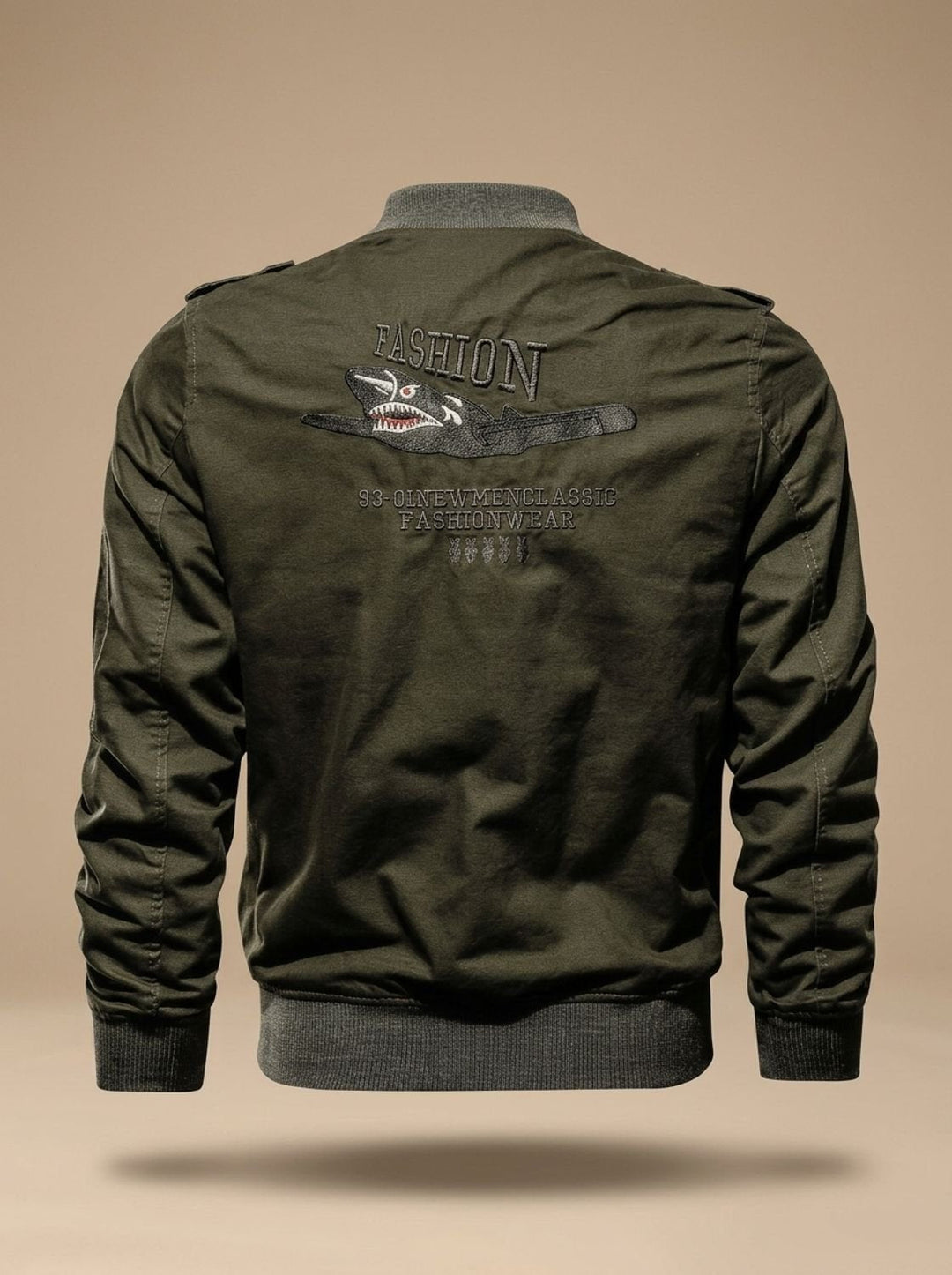 Herren Übergangsjacke mit Reißverschluss im Casual-Stil (4)