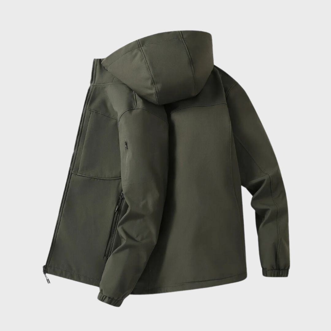 Herren Wasserdichte Softshelljacke für den Herbst (6)