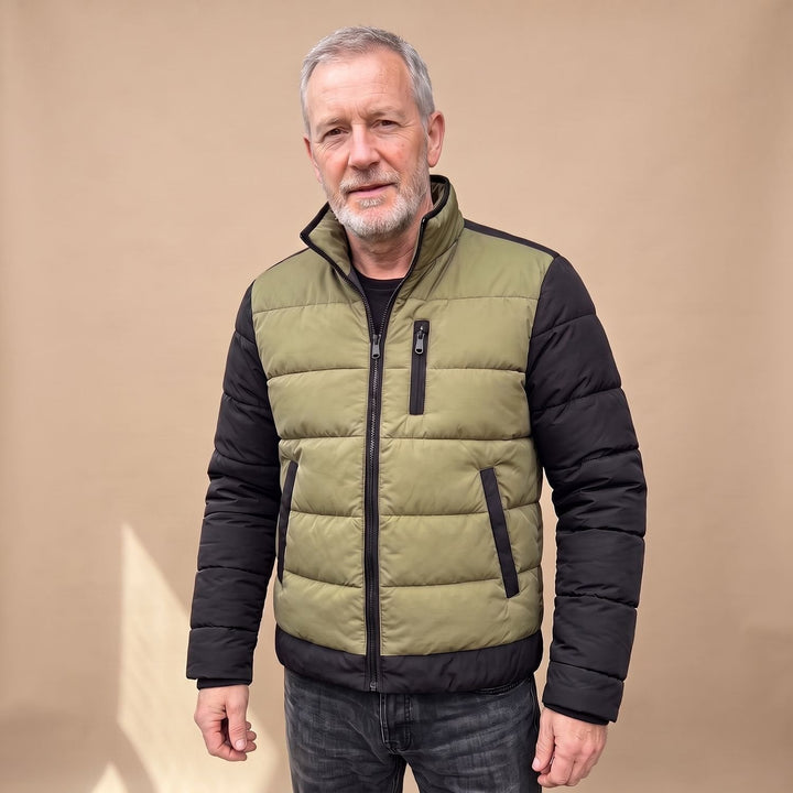 Herren Winterjacke im Zweifarbdesign für den Alltag (2)
