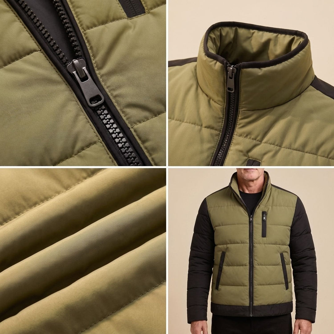 Herren Winterjacke im Zweifarbdesign für den Alltag (4)