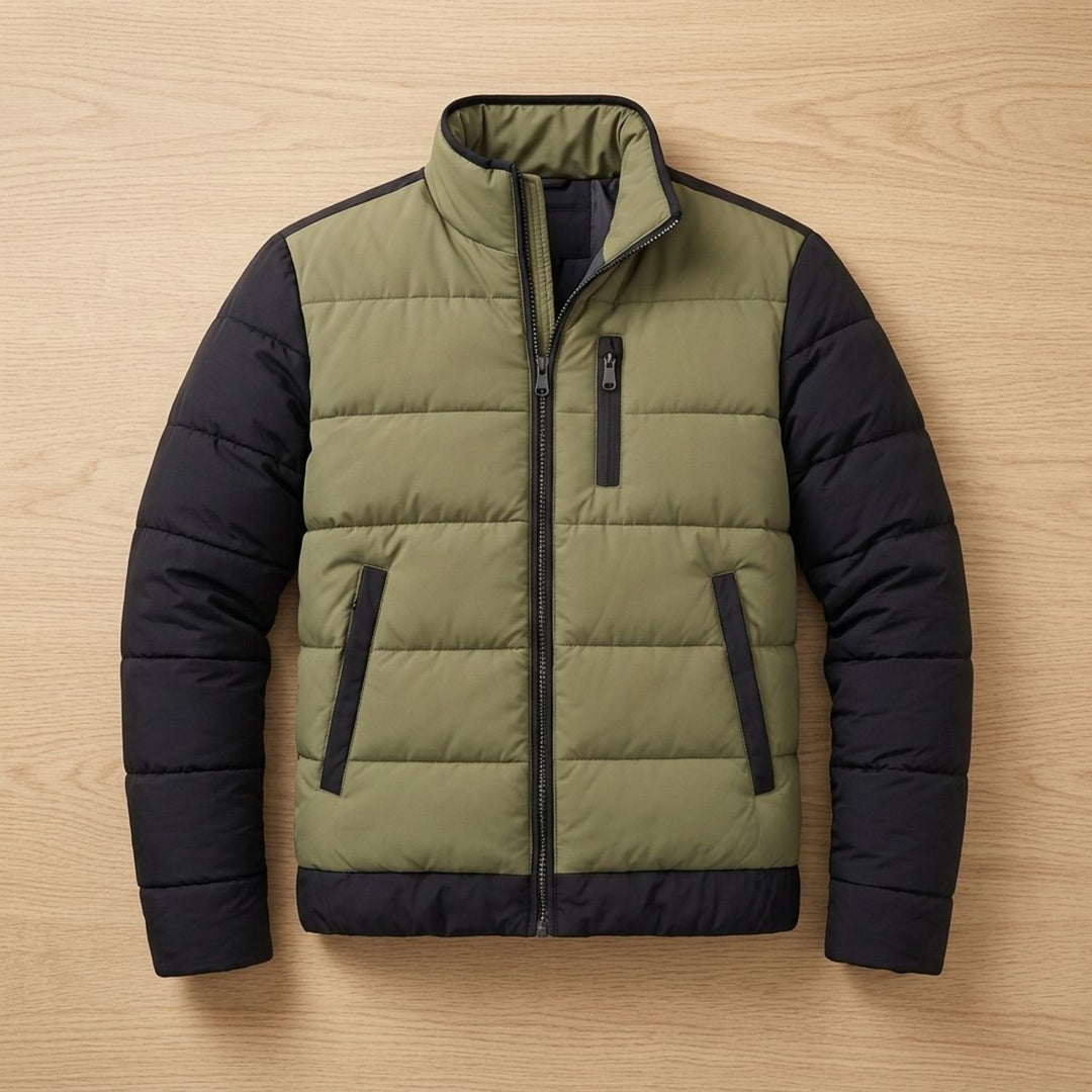 Herren Winterjacke im Zweifarbdesign für den Alltag (5)