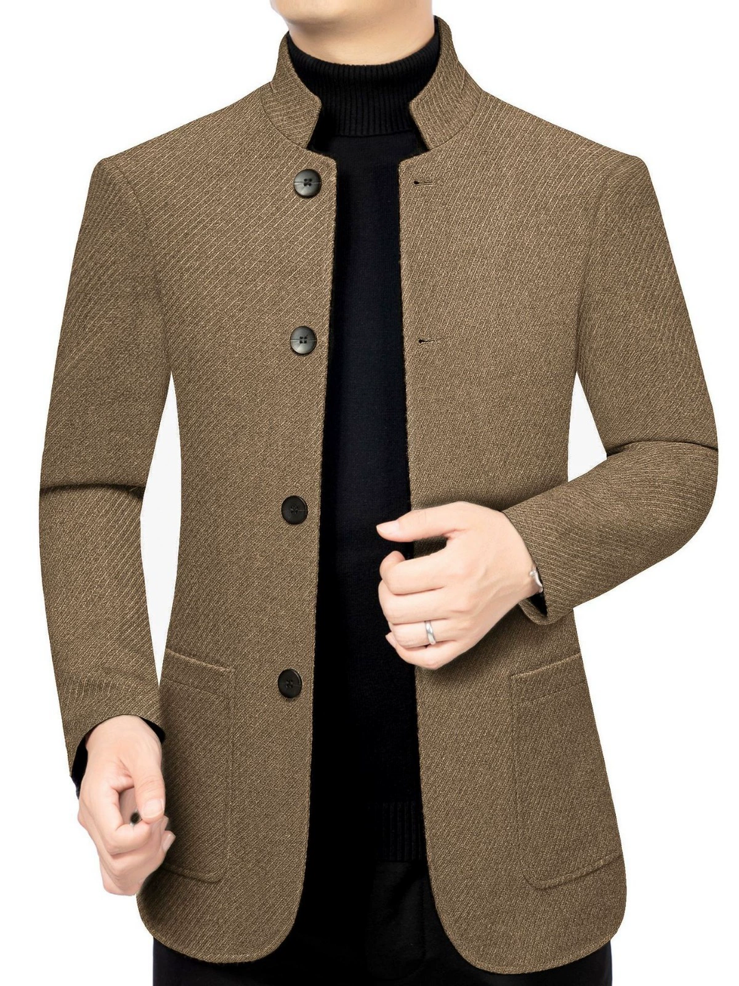 Theo | Warme Winterjacke für Herren im Slim Fit