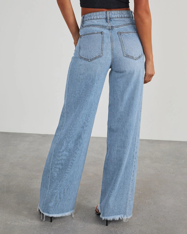 in Grau mit Raw-Hem Jeans (14)