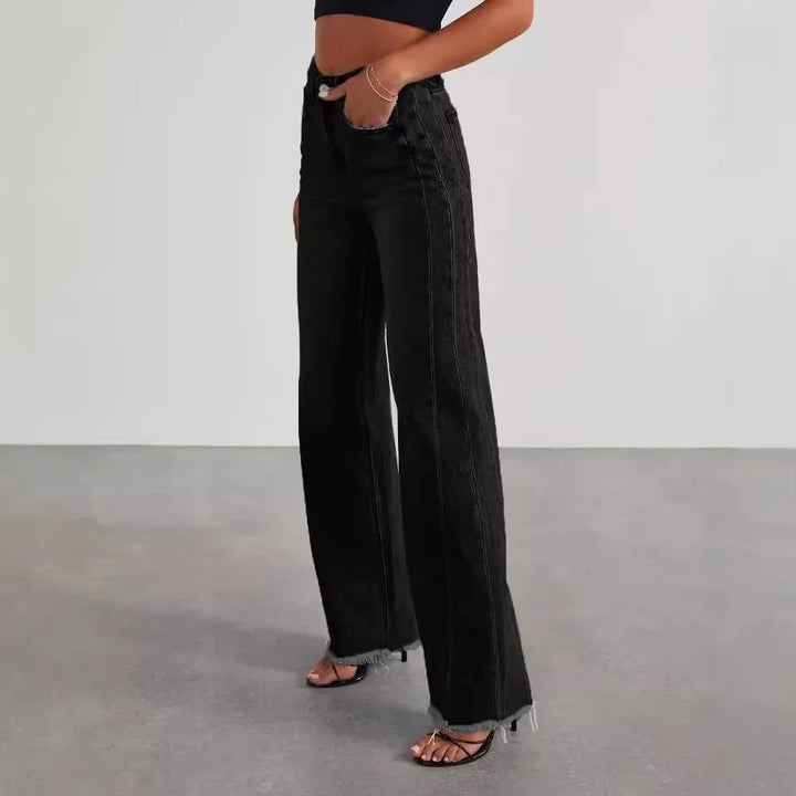 in Grau mit Raw-Hem Jeans (6)