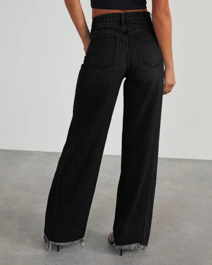 in Grau mit Raw-Hem Jeans (8)