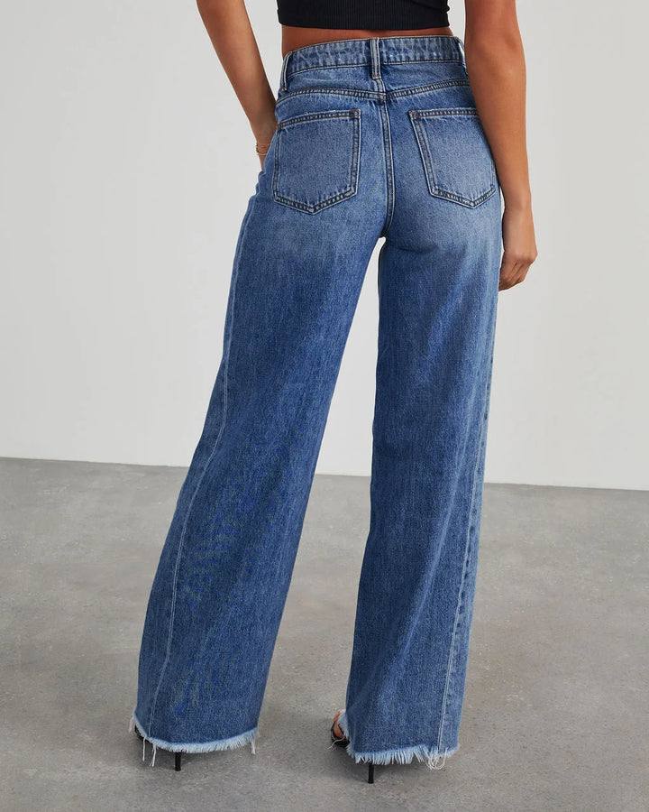 in Grau mit Raw-Hem Jeans (9)