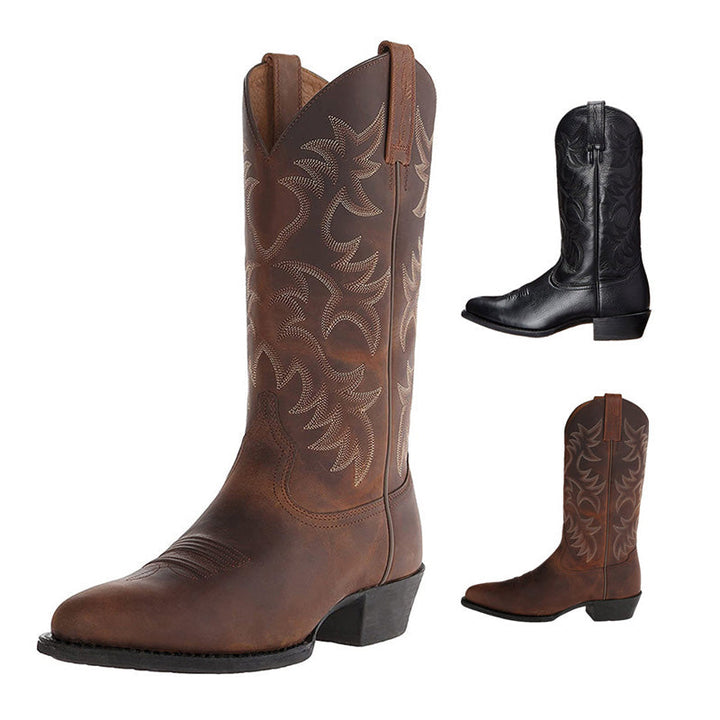 Klassische Damen Winterstiefel zeitlos elegant in Schwarz 3