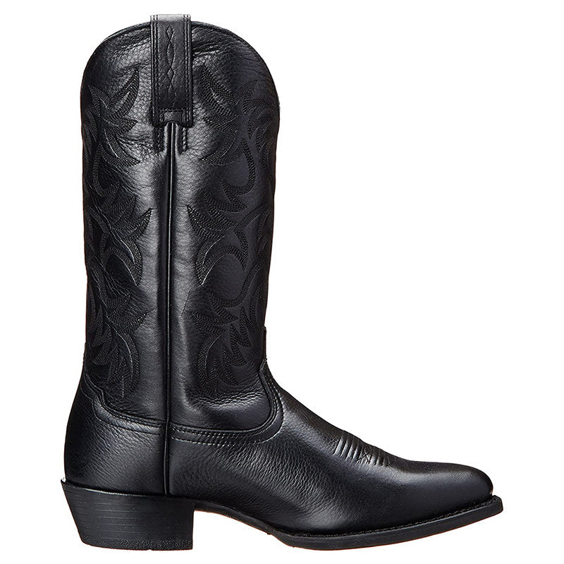 Klassische Damen Winterstiefel zeitlos elegant in Schwarz 4