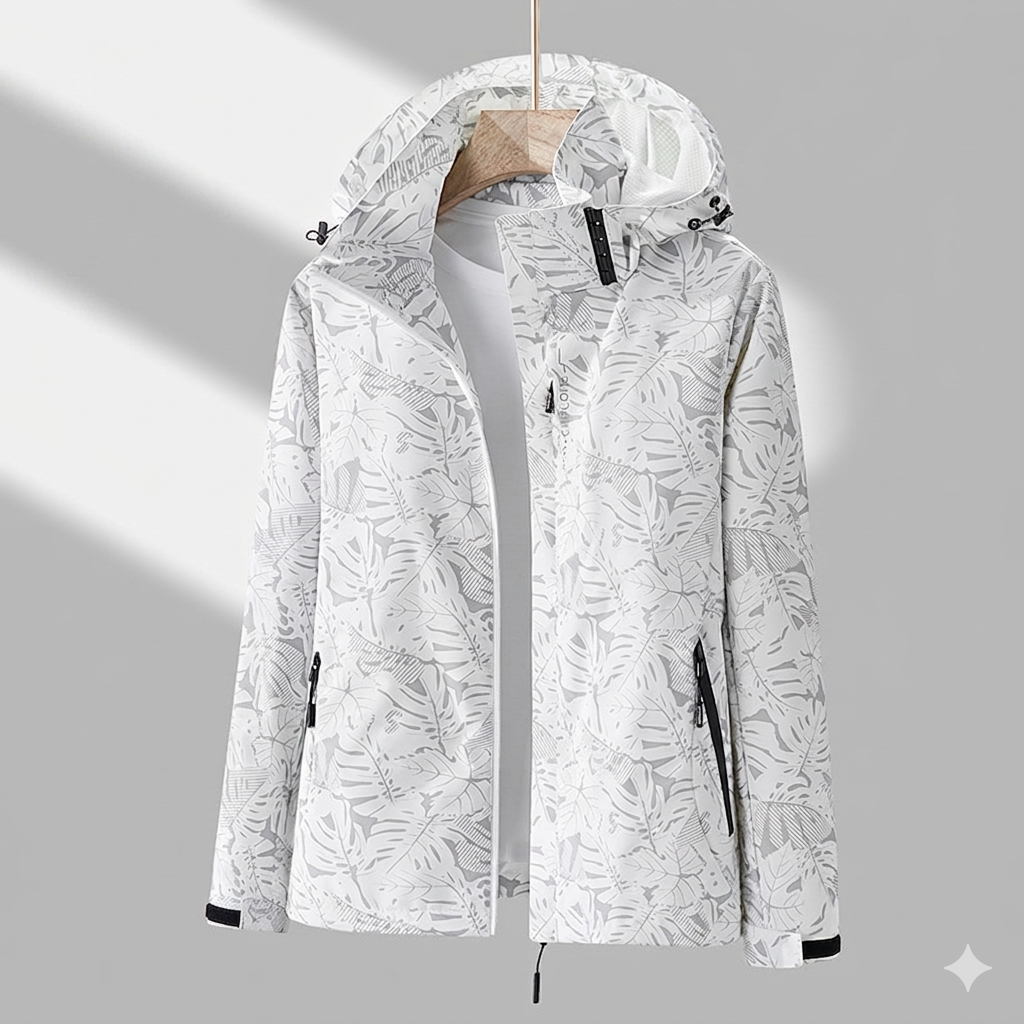 Klassische Jacke mit Wetterschutz für den Alltag in Grau
