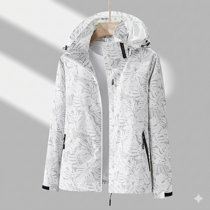 Klassische Jacke mit Wetterschutz für den Alltag in Grau
