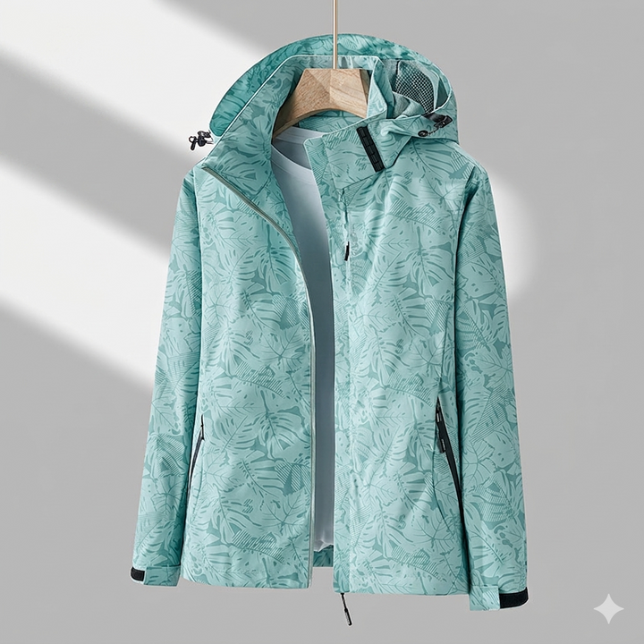Klassische Jacke mit Wetterschutz für den Alltag in Grün