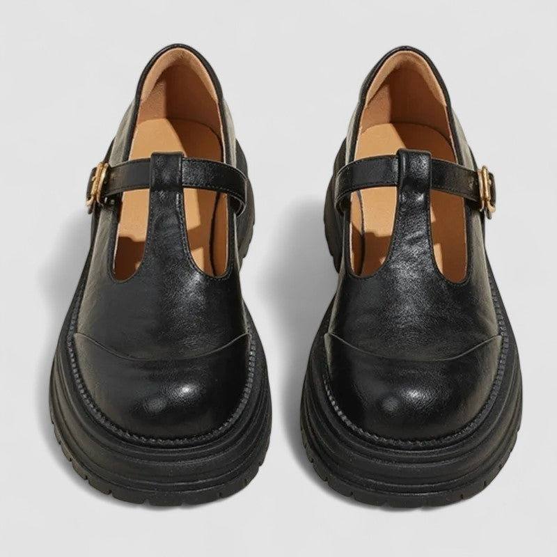 Klassische Orthopädische Mary Janes in Schwarz
