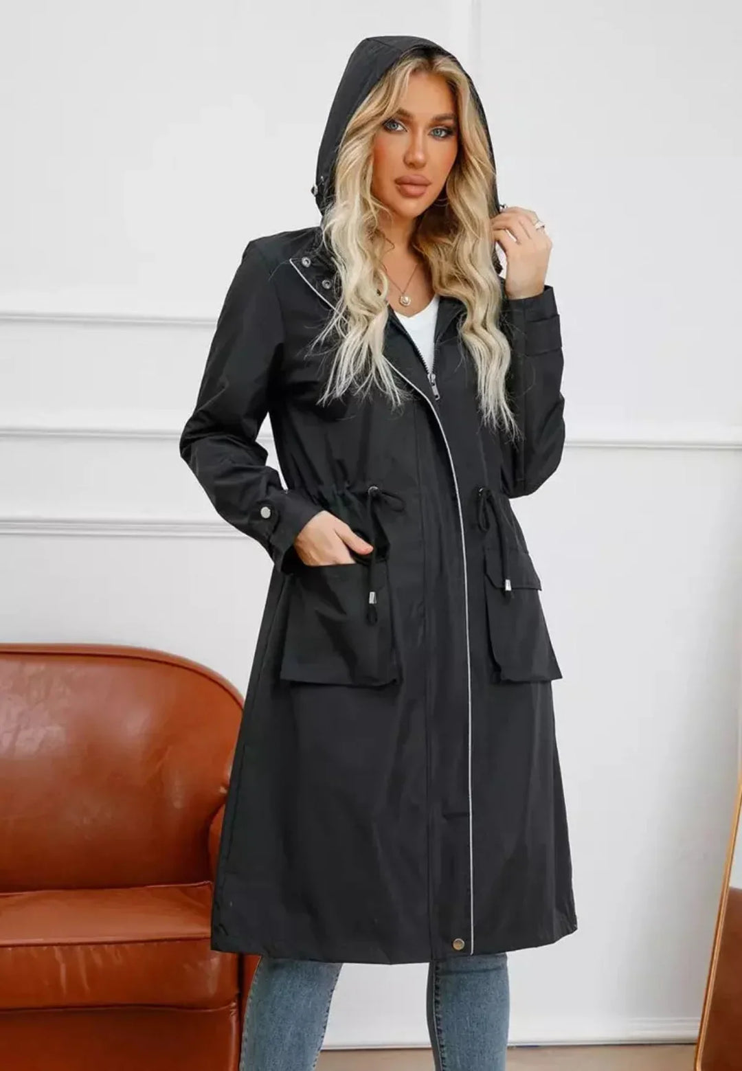 Klassische Regenjacke für die Übergangszeiten