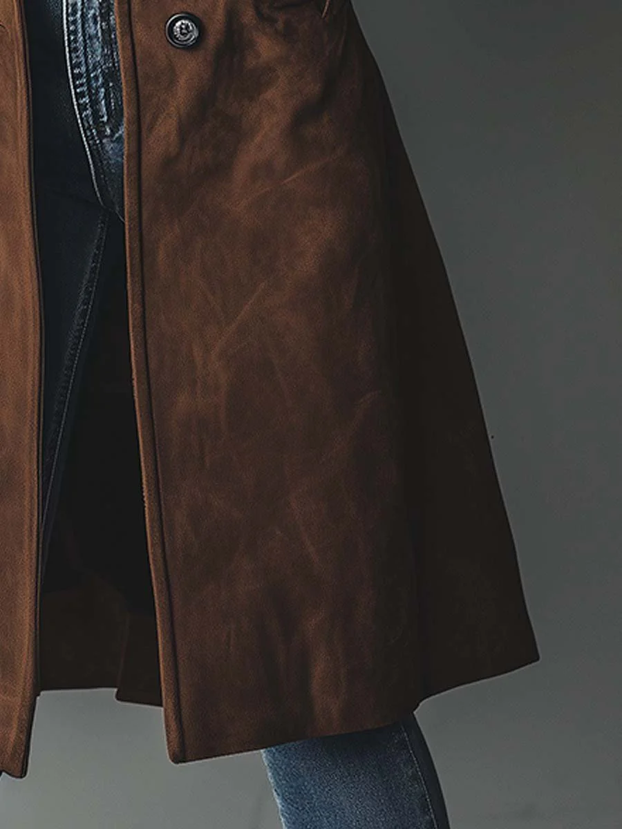 Klassischer Damen Wintermantel im Trenchcoat-Stil (4)