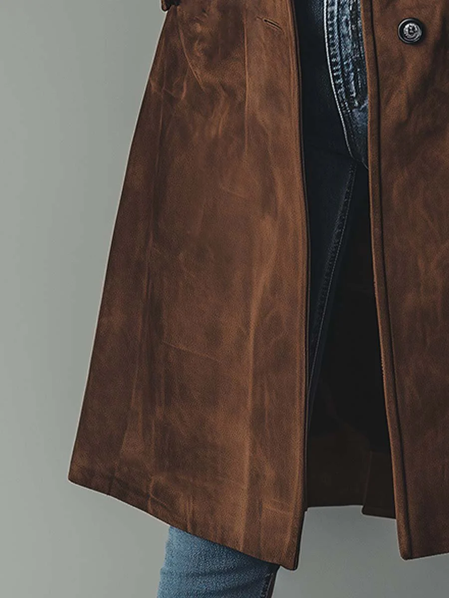 Klassischer Damen Wintermantel im Trenchcoat-Stil (5)