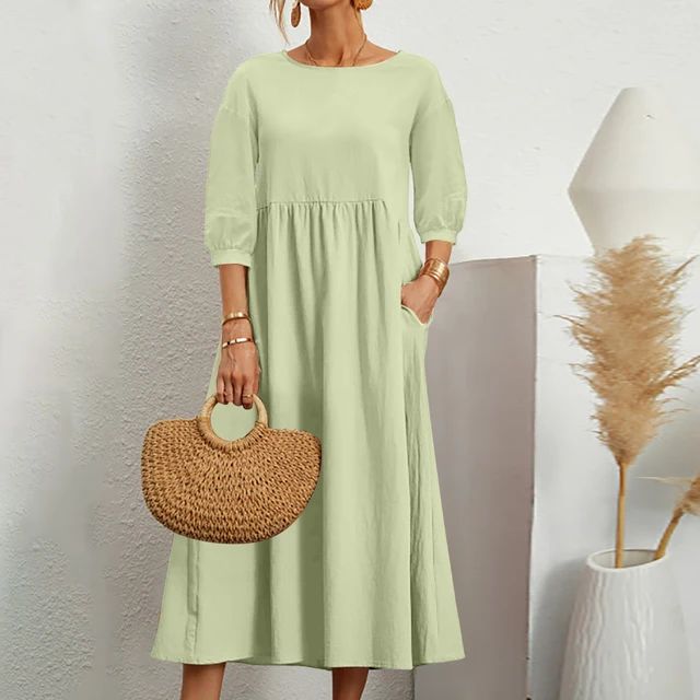 Klassisches Sommerkleid in Grün