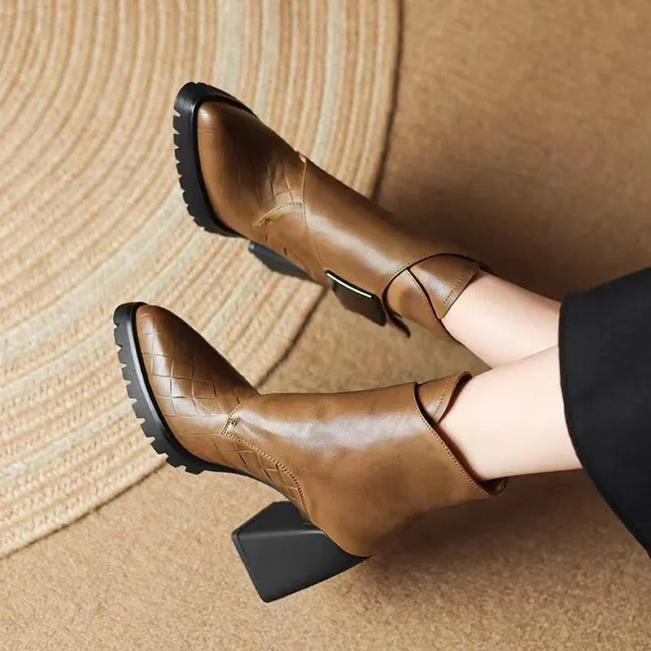 Komfortable Damen Stiefeletten im klassischen Stil (11)