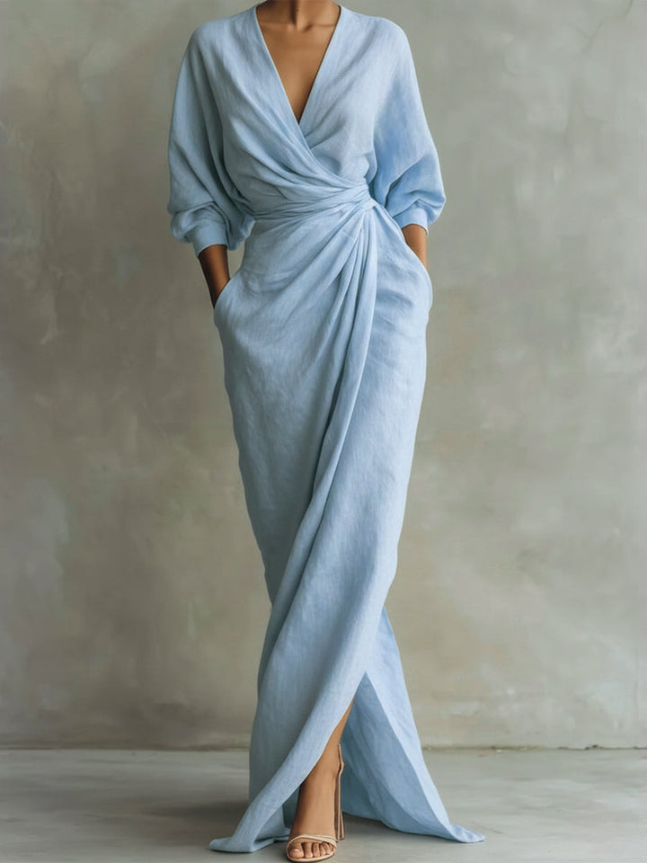 Komfortables Kleid für Hochzeiten in Hellblau