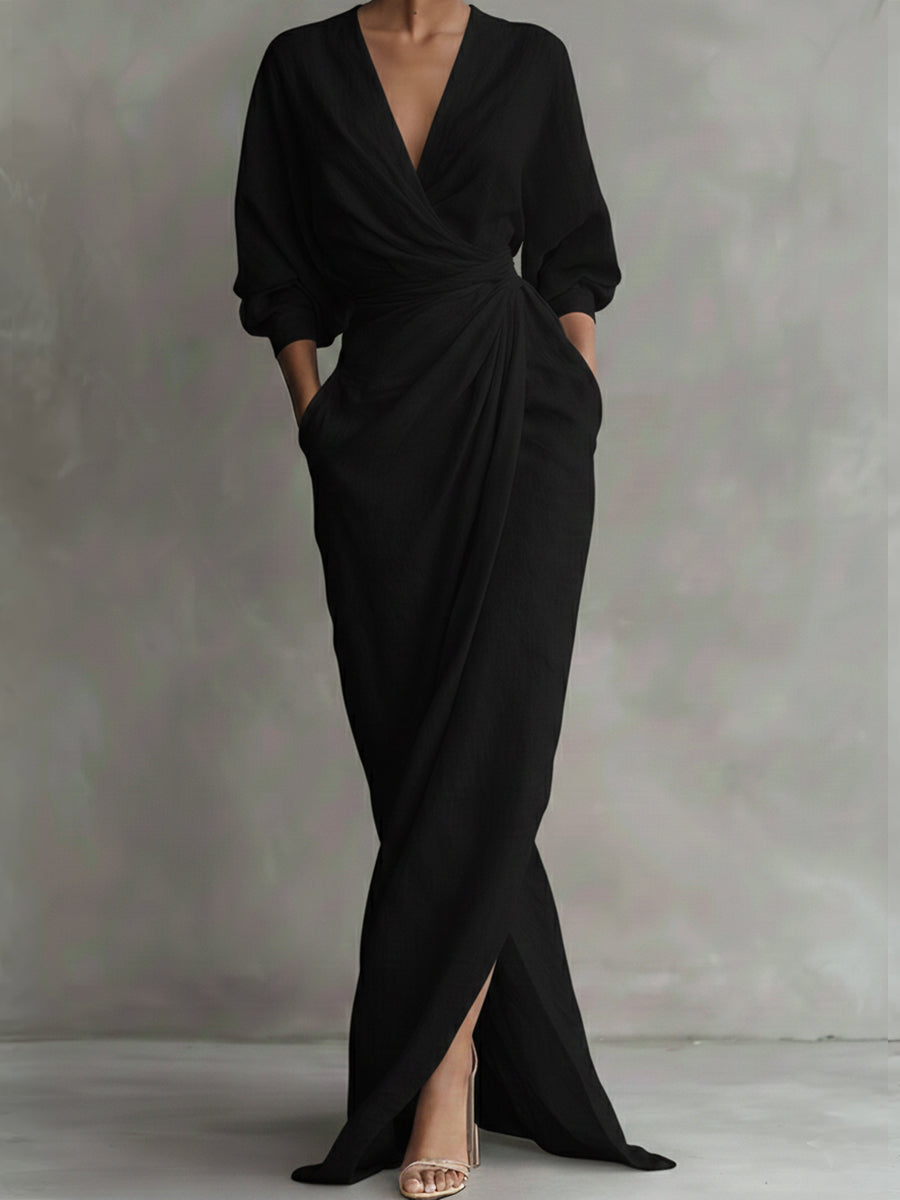Komfortables Kleid für Hochzeiten in Schwarz