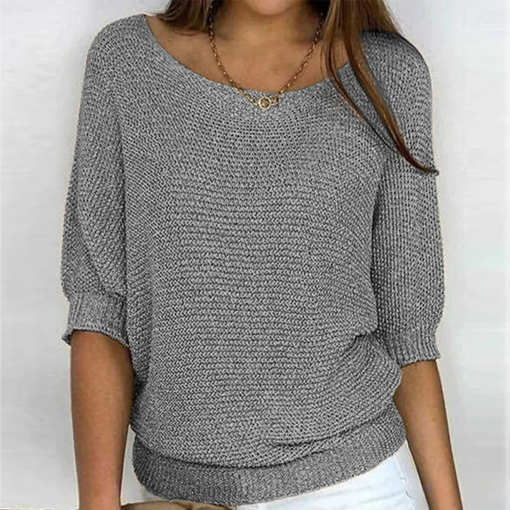 Kuschelige Wärme-Pullover in Grau