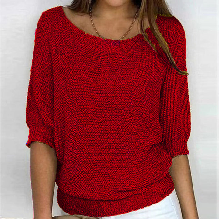 Kuschelige Wärme-Pullover in Rot