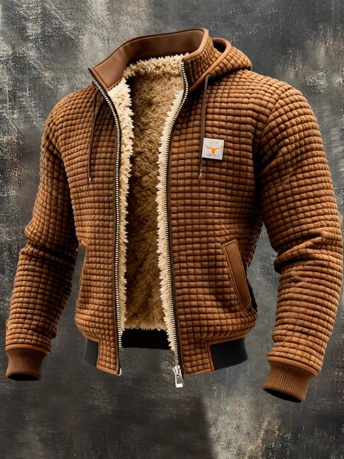 Langarmjacke mit Taschen Jacket in Braun