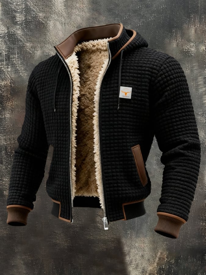 Langarmjacke mit Taschen Jacket in Schwarz