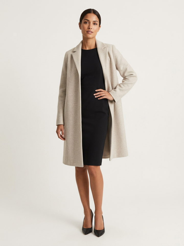 Lange Winterjacke für Damen zeitlos elegant (4)