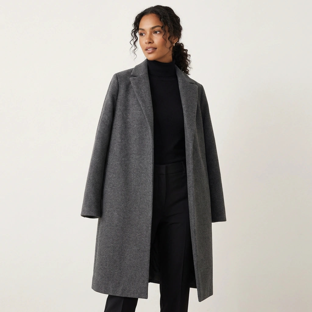Lange Winterjacke für Damen zeitlos elegant (5)