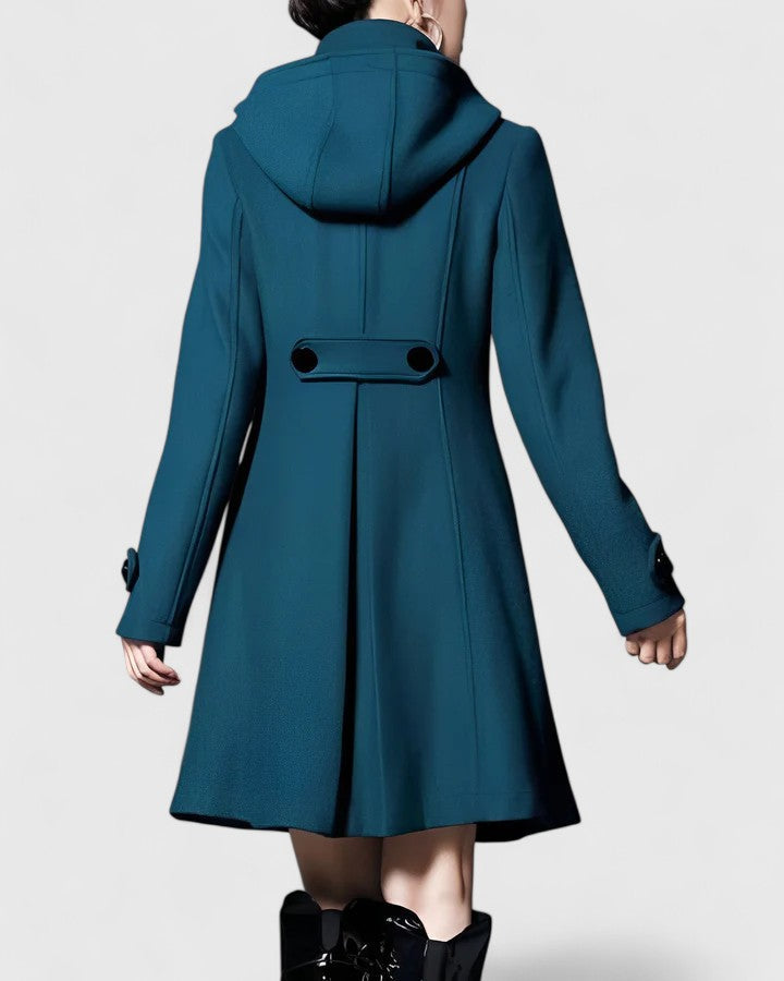 Langer warmer eleganter Damen Wintermantel (2)