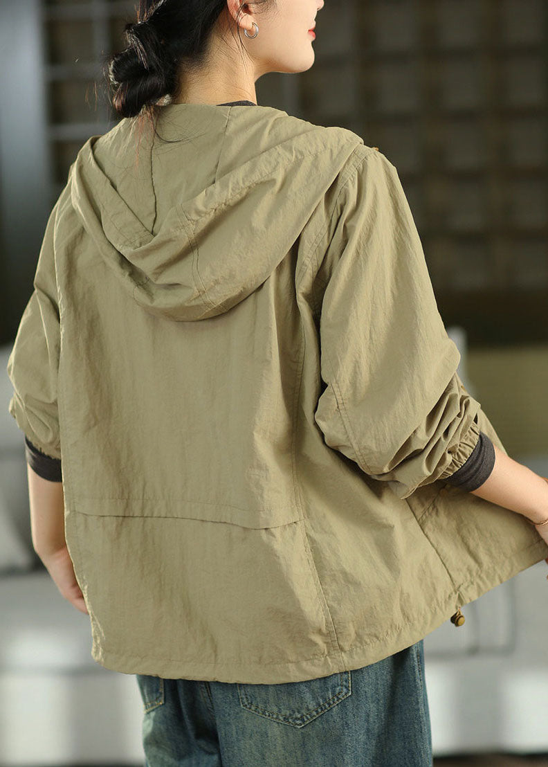 Leichte Damen Winterjacke mit Kapuze in Helllila 3