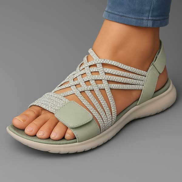 Leichte Orthopädische Sandalen Orthopedic Sandals in Grün