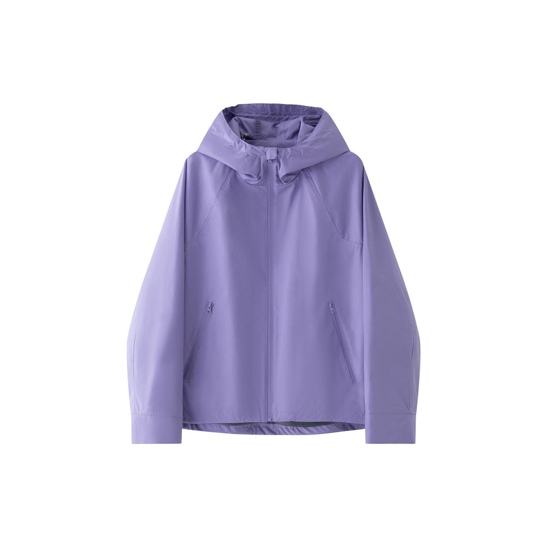 Leichte Wasserabweisende Damen Winterjacke mit Kapuze (5)