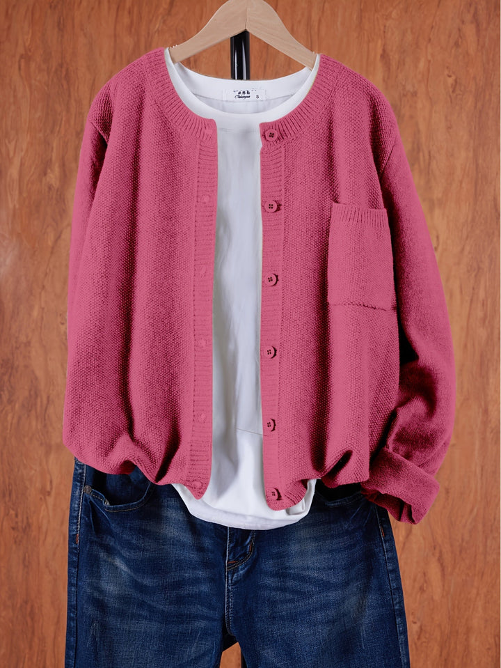 Lockere Cardigan mit Knopfleiste (7)