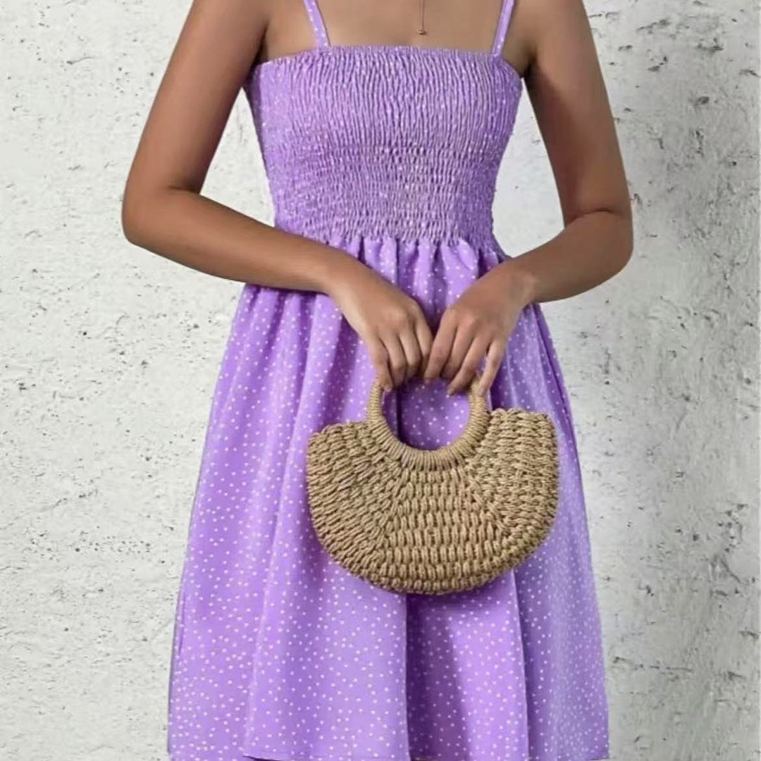 Luftiges Tupfen-Kleid für den Sommer (5)