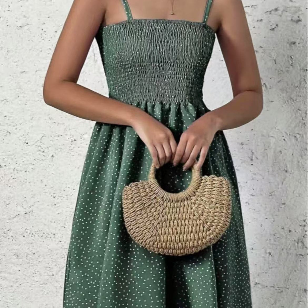 Luftiges Tupfen-Kleid für den Sommer (6)