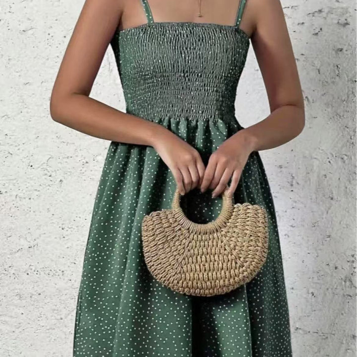 Luftiges Tupfen-Kleid für den Sommer (6)