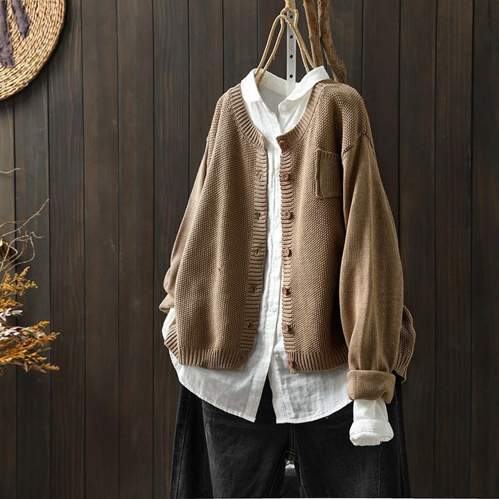 Maja | Leichter Cardigan für mühelose Eleganz in Beige