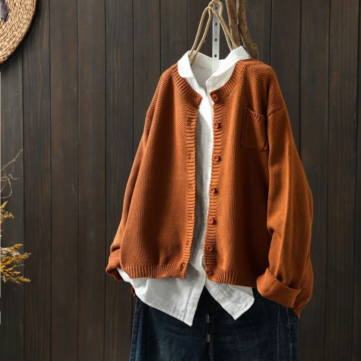 Maja | Leichter Cardigan für mühelose Eleganz in Orange