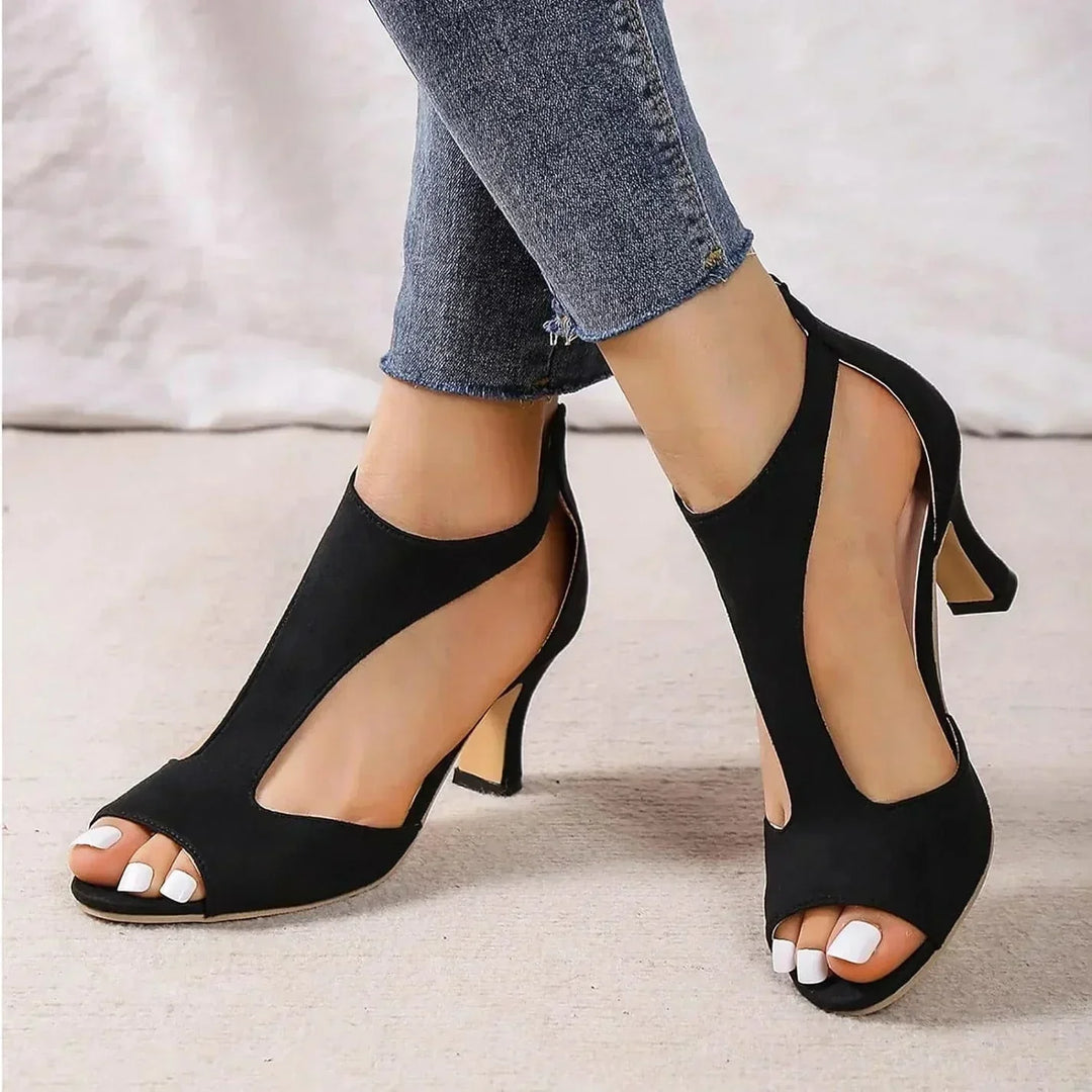 Marlene™ Komfortable Orthopädische Pumps in Schwarz