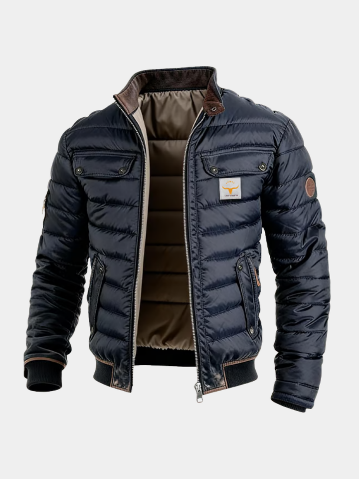 Moderne Herren Steppjacke für den Herbst