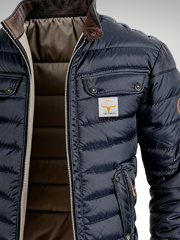 Moderne Herren Steppjacke für den Herbst (4)