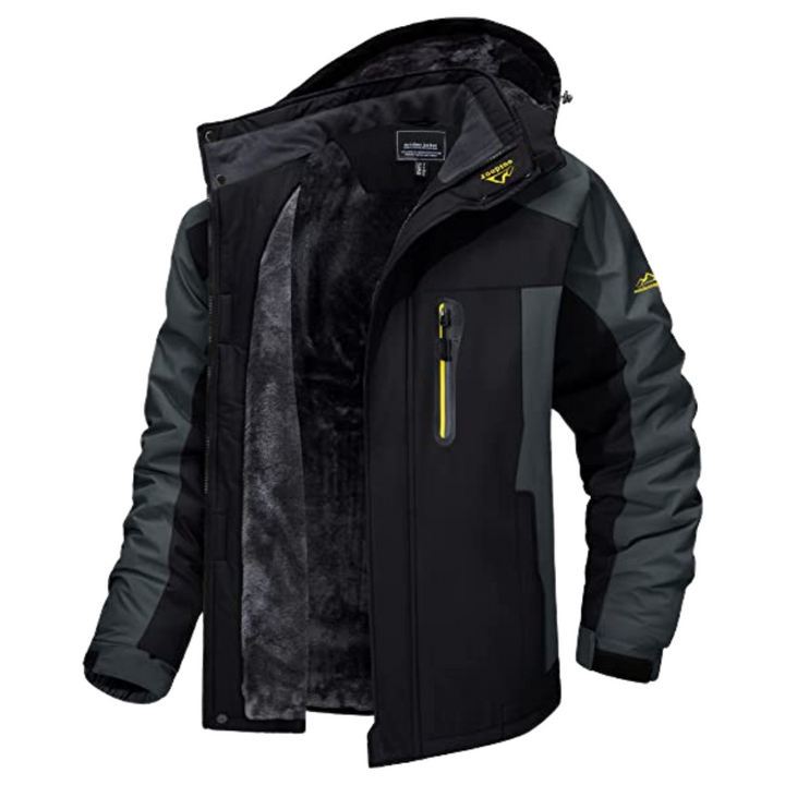 Moderne Herren Wärmejacke für den Herbst in Schwarz