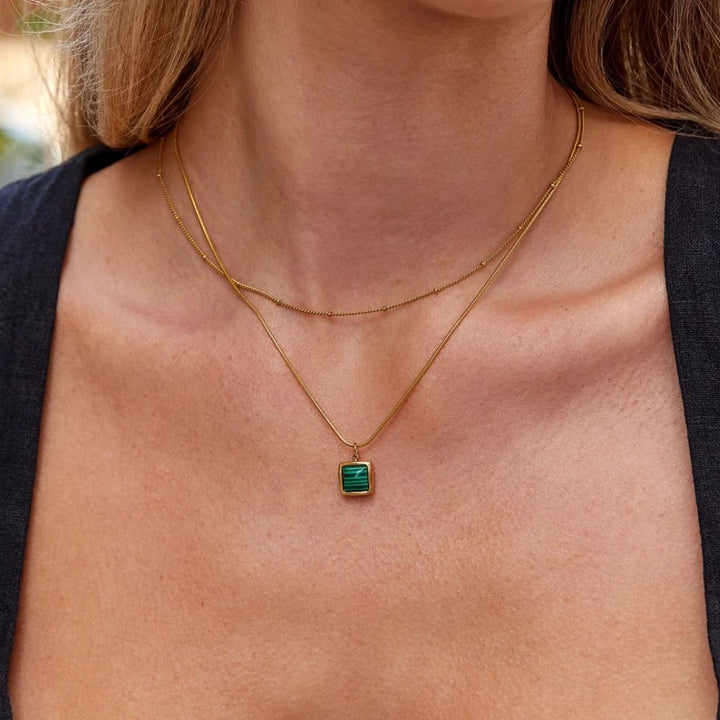 Schicke Gold Halskette