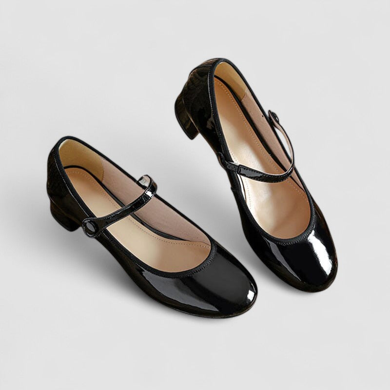 Orthopädische Mary Janes für Alltag in Schwarz 2