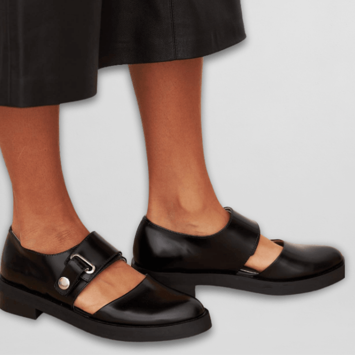 Orthopädische Mary Janes im Retro-Stil