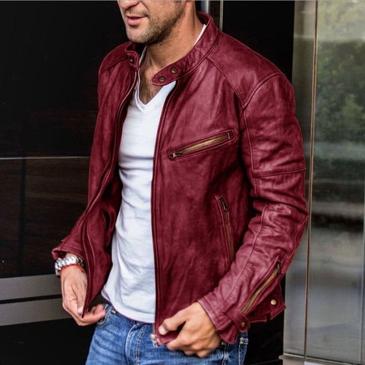 Premium Herren Lederjacke für den Herbst (4)