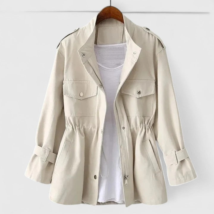 Raffinierte Leichte Jacke in Creme